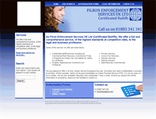 Tablet Screenshot of filron.co.uk
